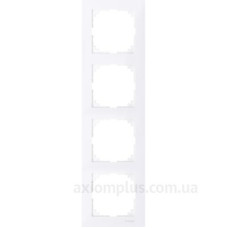 Чотирьохмісна рамка Schneider Electric M-PURE MTN4040-3625 активно-білий Чотирьохмісна рамка Schneider Electric M-PURE MTN4040-3625 активно-білий
