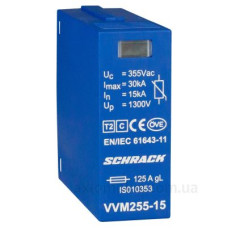 Змінний модуль захисного розрядника Schrack IS010353 Vartec 355В 15кА клас C Змінний модуль захисного розрядника Schrack IS010353 Vartec 355В 15кА клас C