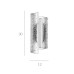 Бра, настінний світильник Italux WL-57882-13W-3K Casel LED 1x13W 3000K 660Lm IP20 коричневий