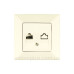 Розетка комп'ютерна Meridian, RJ45 Cat.5e, кремовий