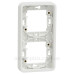 Вертикальна 2-постова рамка Schneider Electric MUR39151 IP55 (біла)