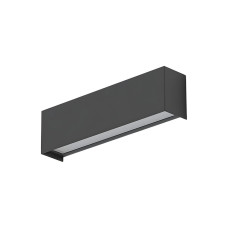 Бра, настінний світильник Nowodvorski 6350 Straight Wall LED E14 1x10W IP20 графітовий
