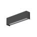 Бра, настінний світильник Nowodvorski 6350 Straight Wall LED E14 1x10W IP20 графітовий