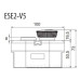 Двомодульний пост кнопки ETI 004771443 ESE2-V5 «START/STOP» тип з відключенням поворотом