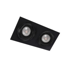 Точковий світильник Azzardo AZ2806 Siro GU10 2x40W IP20 чорний