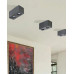 Точковий світильник Azzardo AZ2879 Brant Square GU10 2x50W IP44 чорний
