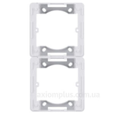 Адаптер Hager WL5820 Lumina-Intense 2Х з/в (білий) Адаптер Hager WL5820 Lumina-Intense 2Х з/в (білий)