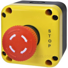 Кнопковий пост Eti ESB1Y-V1 Standart STOP жовто-чорний (4771624)