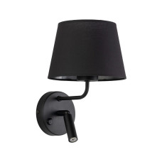 Бра, настінний світильник TK Lighting 11392 Maja E27+G9 1+1x15W+8W IP20 чорний