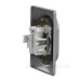 Подвійна розетка Schneider Electric Sedna Design з заземленням та шторками алюміній SDD313221