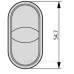 Головка кнопки Eaton Moeller M22-DDL-GR