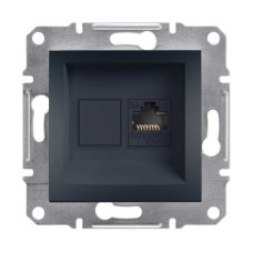 Розетка Schneider Asfora антрацит комп'ютерна RJ45 CAT. 5E ( EPH4300171 )