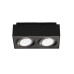 Точковий світильник Zuma Line 20075-BK Boxy GU10 2x15W IP20 чорний (5905316604919)