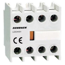 Додатковий фронтальний контакт Schrack LZZCH031 3НO+1НЗ для Cubico Classic
