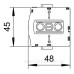 Змінна вставка OBO Bettermann (5097053) V25-B+C 0-280