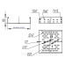 Перфорований лоток 150х80х3000мм DKC 35303
