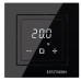 Програмований терморегулятор Easytherm ET45 з функцією WI-FI 16А 3200Вт (чорний)