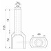 Ізольований наконечник E.Next e.terminal.stand.te.2.1.5.black 2x1,5 кв.мм чорний (s4037006)