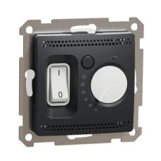 Термостат теплої підлоги Schneider Electric Sedna Design чорний SDD114507 Термостат теплої підлоги Schneider Electric Sedna Design чорний SDD114507