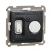 Термостат теплої підлоги Schneider Electric Sedna Design чорний SDD114507