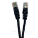 Патч-корд GEAR cat.5e UTP CCA 24AWG 0.5м чорний (GPC-UTPCCARJ45-0.5B)