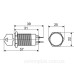 Металева кнопка Аско-Укрем TY 19C-K11/3 2NO+2NC (A0140010214)