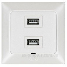 Розетка USB NE-AD ARAS 93-110-72 2 TYPE-A біла