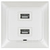 Розетка USB NE-AD ARAS 93-110-72 2 TYPE-A біла