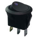 Перемикач TNSy KCD1-8-101EN BL/B круглий з підсвічуванням синій (TNSy5500752)