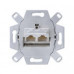 Механізм розетки Jung RJ-45 2-на ( EPUAE8-8UPOK6US )