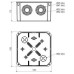 Коробка розподільча Kopos 132х132х72 ( KO 125_KA )