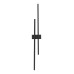 Бра, настінний світильник TK Lighting 6626 Flash LED 2x24W 3000K 1000Lm IP20 чорний