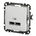 USB розетка Schneider Electric Sedna Design & Elements A+A 2,1A біла SDD111401