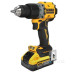 Ударний дриль-шурупокрут безщітковий DeWALT DCD805H2T XR Li-Ion 18В 5Аг 90Нм патрон 13мм