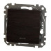 Перемикач Schneider Electric Sedna Design & Elements з підсвіткою венге SDD181106L