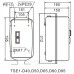 Корпусний магнітний пускач TOSUNlux TSE1-D40 AC 400В IP54 (6931934242072)