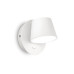 Бра, настінний світильник Ideal Lux 167152 Gim LED 1x6.5W 3000K 480Lm IP20 білий