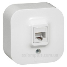 Розетка RJ45 кат 5е UTP Legrand Forix біла