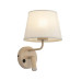 Бра, настінний світильник TK Lighting 11596 Maja E27+G9 1+1x15W+8W IP20 бежевий