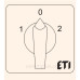 Кулачковий перемикач ETI 004773139 CS 16 11 U (3p «1-0-2» реверс» 16A)
