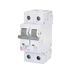 Автоматичний вимикач ETI 2р C40 6кА ETIMAT6 ( 2143520 )