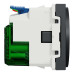 Розетка Schneider Unica NEW антрацит 1-на з заземленням + USB тип С 10,5 Вт 2 мод ( NU301754 )