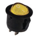 Перемикач TNSy KCD1-5-101 Y/B круглий жовтий (TNSy5500708)