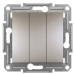 Триклавішний вимикач Schneider Electric Asfora EPH2100169 (бронза) Триклавішний вимикач Schneider Electric Asfora EPH2100169 (бронза)