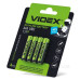 Лужна батарея Videx LR03 AAA (LR03/AAA 4pcs BC) 4 шт Лужна батарея Videx LR03 AAA (LR03/AAA 4pcs BC) 4 шт