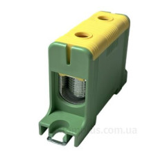 Клема Promfactor FT 1Р Cu:16-95мм²/ Al:16-95мм² жовто-зелена FT1095G Клема Promfactor FT 1Р Cu:16-95мм²/ Al:16-95мм² жовто-зелена FT1095G