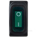 Перемикач Аско-Укрем KCD3-101NW GR/B (0-I) IP54 з підсвічуванням зелений (A0140040035)