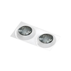 Точковий світильник Azzardo AZ1826 Ivo Square GU10 2x50W IP20 білий