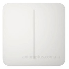 Клавіша розумного вимикача 2кл Ajax 45120.144.WH SoloButton для LightSwitch біла (29791)