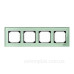Чотиримісна рамка M-ELEGANCE glass зелена Merten, MTN404404